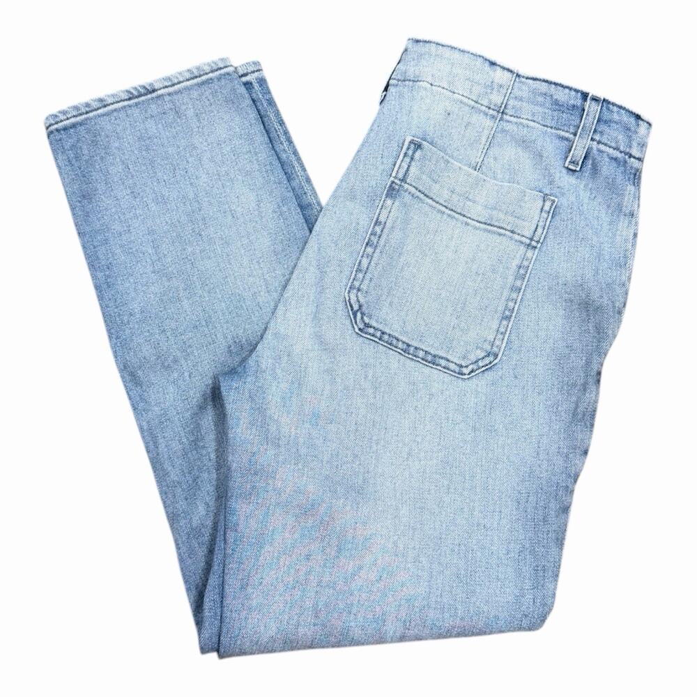 AG Camden Fatigue Trousers Women's Sz 28 Light Blue Preppy Old Money Classic